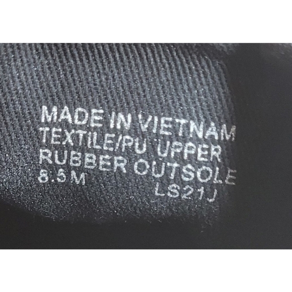 Michael Kors Black Monique Platform Sneakers Canvas Trainer Shoes Size 8.5M New - Picture 7 of 8